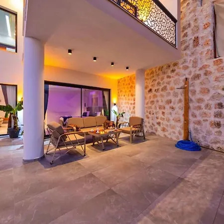 Lueks Ve Benzersiz Firoza 3 Villa Kas